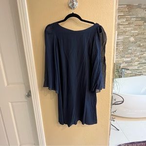 Alice & Olivia navy shift dress